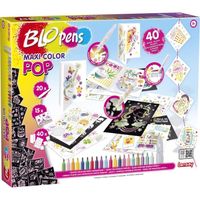 Blopens - Maxi Color Pop - Activités Artistiques - Effaçables et Métalliques - Dès 5 ans - Lansay