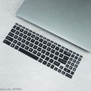 HOUSSE PC PORTABLE Noir-Protecteur de clavier en Silicone pour ordina