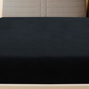 DRAP HOUSSE CUQUE Drap-housse Jersey Noir 90x200 cm Coton CQ00