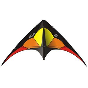 CERF-VOLANT Cerfs volants 2 lignes  -Elliot-  Milano Black/Oge/Yellow/Red