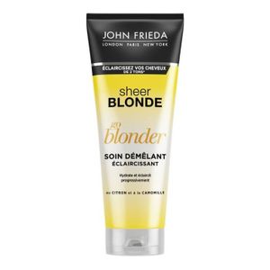 APRÈS-SHAMPOING JOHN FRIEDA Soin démêlant éclaircissant Sheer Blonde Go Blonder - 250 ml