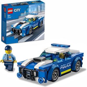 ASSEMBLAGE CONSTRUCTION LEGO 60312 City La Voiture de Police, Jouet pour Enfants des 5 Ans avec Minifigure Officier, Idee de Cadeau, Serie Aventures