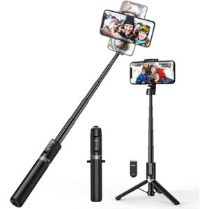 Premium Perche à Selfie Trépied pour Smartphone - ASHINER 100cm Portable et  Réglable Trépied de Téléphone avec Télécommande Compatible avec iPhone et  Android - Idéal pour la Photographie et la Vidéo