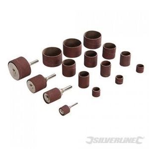 LOT 12 PIECE DE PONCAGE A TAMBOUR ABRASIF DONT 2 TAMBOUR TIGE DREMEL MAXICRAFT