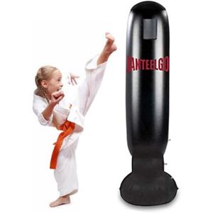 SAC DE FRAPPE Punching-Ball Boxe Autoportant Enfants 6-Ans :   160cm Sac de Frappe sur Pied Gonflable - Sacs de Réserve de Karaté Taekwondo MM77