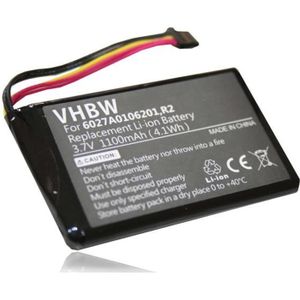 BATTERIE GPS vhbw batterie compatible avec TomTom GO 5000, 5100