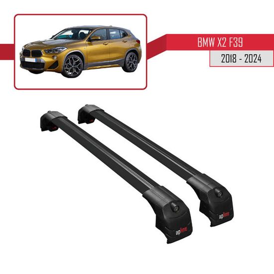 Barres de Toit ACE-2 Railing pour BMW X2 F39 2018-2024 - Noir ...