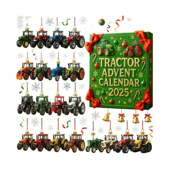 Calendrier De L'Avent De Noël 2025, Décoration Pendentif Vache Dessin Anime 2d Utilise Comme Cadeau De Noel Boite Aveugle E 98294777