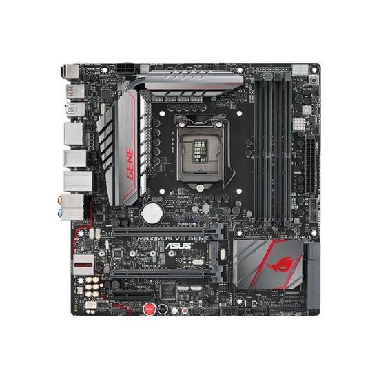 Carte Mère Asus ROG Maximus VIII Gene - Intel Z170, MicroATX, Socket LGA1151 - Compatible Processeurs Intel 6e/7e Génération