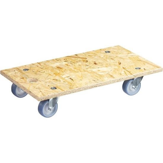 Carrello Trasporto Wagner MM 1173 - Portata 250 Kg, Ruote Morbide, Eco-Friendly