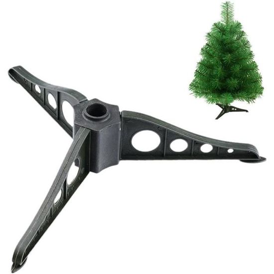 Demi Sapin De Noël Artificiel 210 Cm - Design Demi-rond Contre Mur - Branches PVC Touffues - Support Noir Inclus