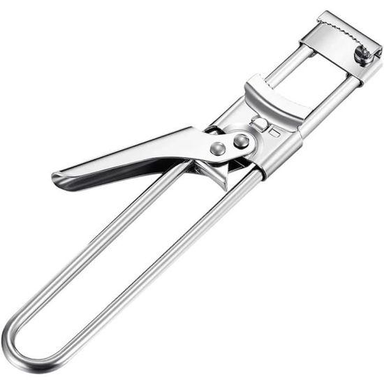 Ouvre-bocal Réglable Acier Inoxydable - Pour Mains Faibles, Personnes âgées - Multifonction (boîtes, Bouteilles) - 13