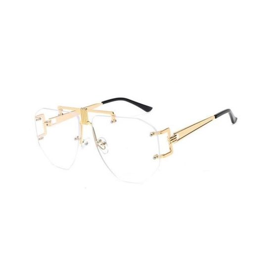 Lunettes sans correction Style Celine Madrina transparente Achat Vente lunettes de soleil Mixte Adulte Blanc Cdiscount