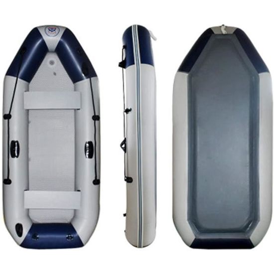 Kayak Gonflable Gonflable Robuste pour Adultes, Bateau de dériveur Gonflable en PVC pour la pêche à la Navigation de Plaisance o29