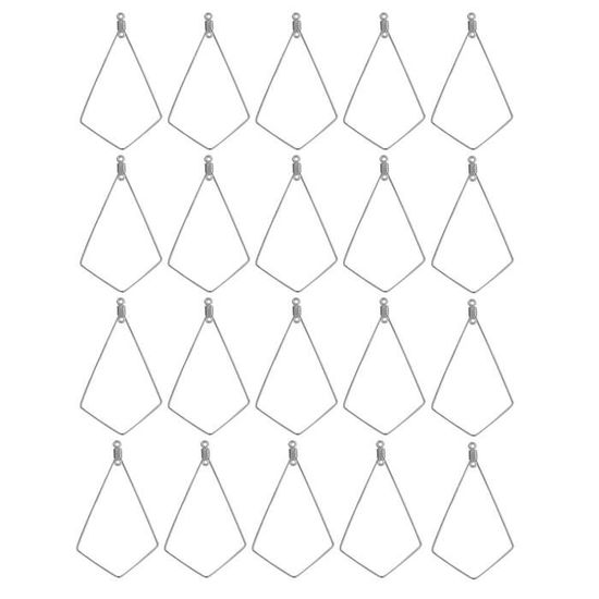 20 Mousquetons En S En Métal - Argenté - Pour Sacs/Camping/Clés