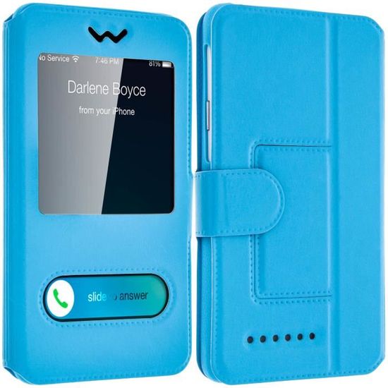 Housse Universelle Cuir écologique Taille S Pour Sagem MY519X, MY521X, Etc. - Neuf