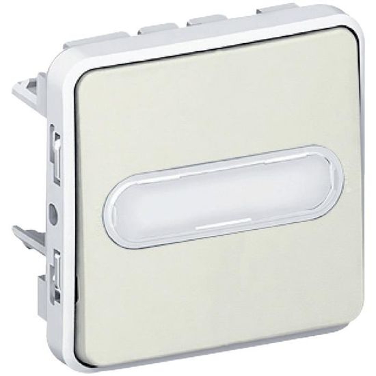 Interrupteur Poussoir Legrand SAGANE 86500 - Blanc Plexo Pour Installation électrique