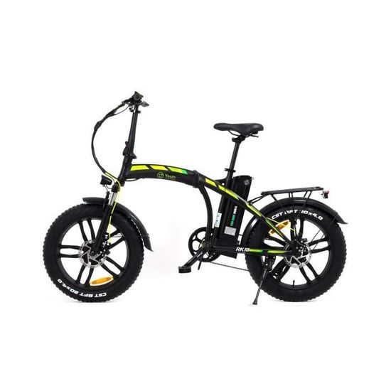Vélo Électrique Skateflash FLY XL - Pliable, Pneus 20" Fat, 250W, 10Ah - Shimano 7 Vitesses - Noir