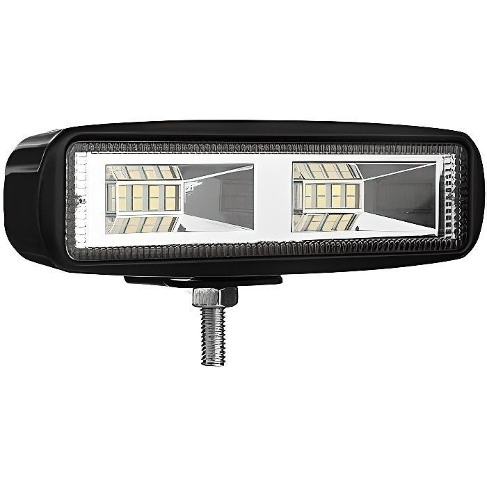 Phare Supplementaire Feux de Travail 12/24V 48W 16 LED 6000K Jeep Auto 4x4 VTT SUV