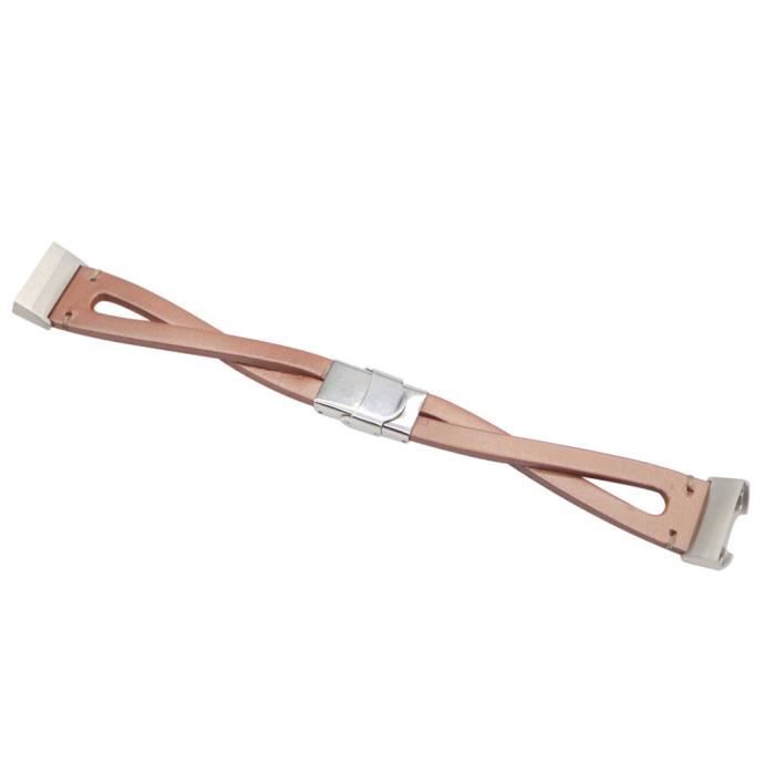 bracelet de montre vendu seul Bracelet en cuir de remplacement pour bracelet Fitbit Charge 3 TZZ81130665RG_non