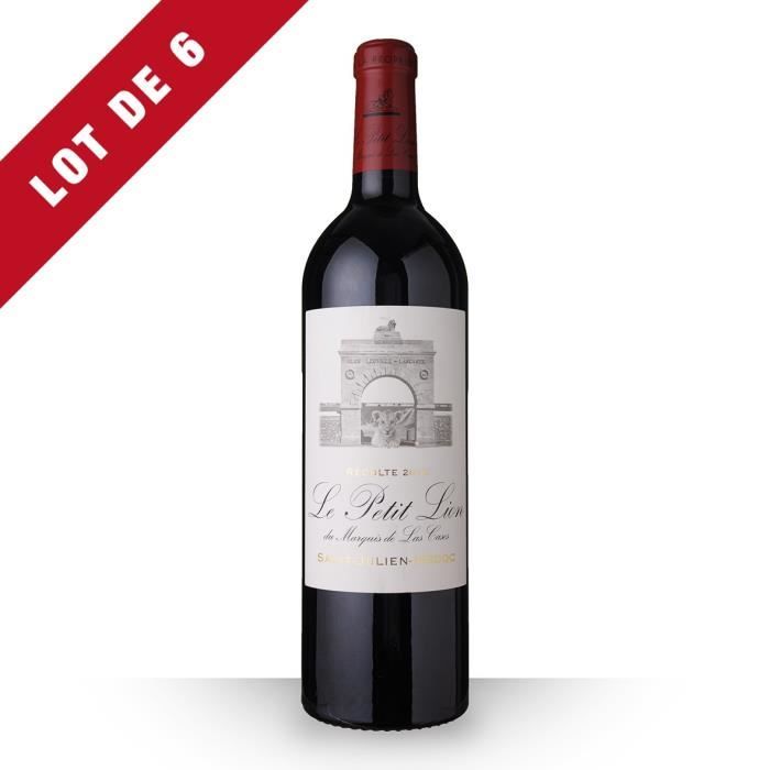 6X Le Petit Lion du Marquis de Las Cases 2012 Rouge 75cl AOC Saint-Julien - Vin Rouge
