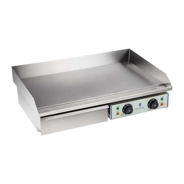 Plancha électrique lisse - 75cm - 2 x 2.2kW acier inox professionnel 3614039