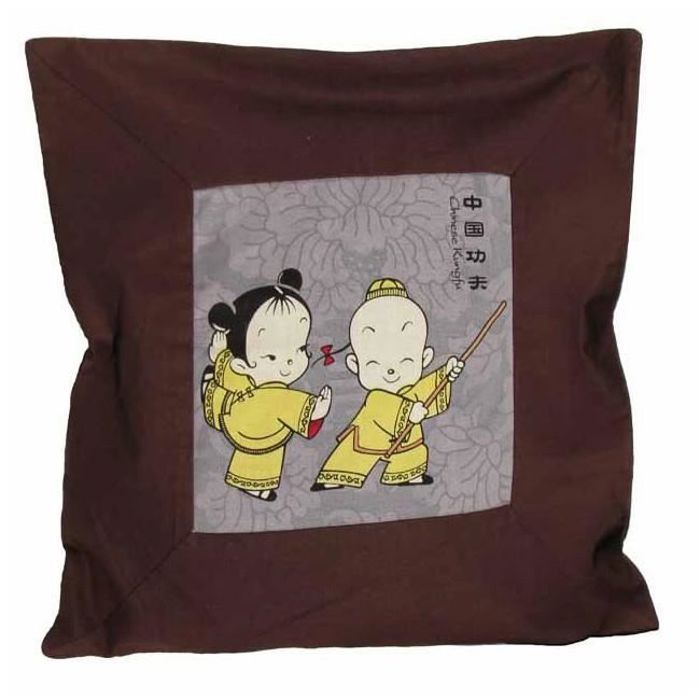 Housse De Coussin 43 X 43 Cm - Les Rois Du Kungfu