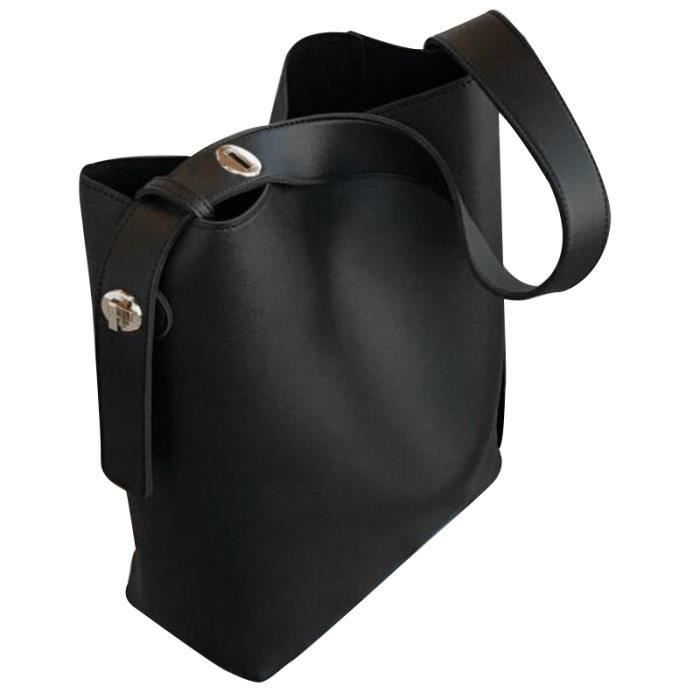CZ Sac Seau À La Mode Tout Match Sacs À Main D'Épaule En Cuir Pu De Style Simple Pour Femme Sac Décontracté Po...... - CZCYD821D3145