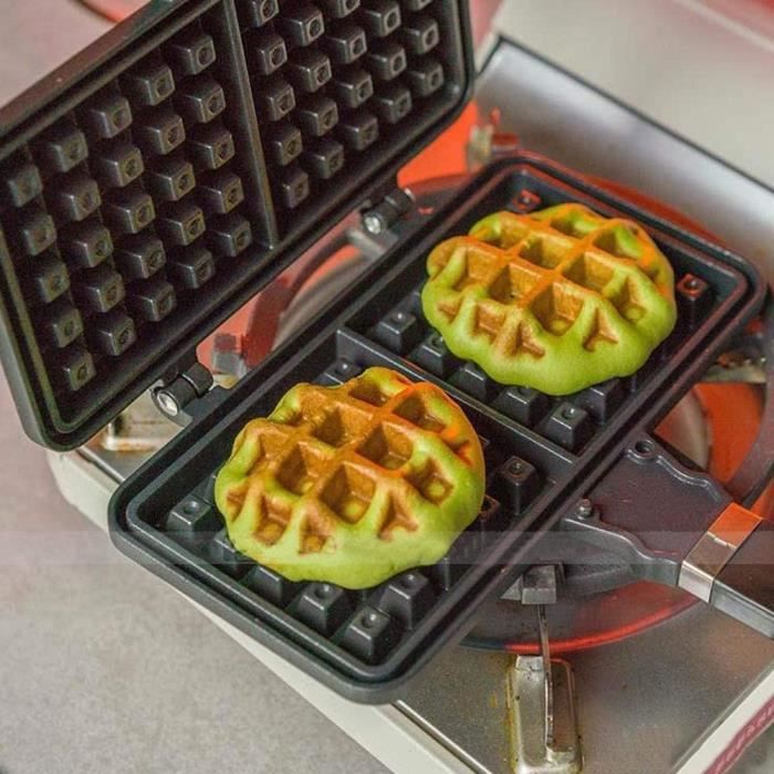 GAUFRIER GoodWell Moule de Cuisson à gaufres, Double tête ménage Cuisine gaz antiadhési202