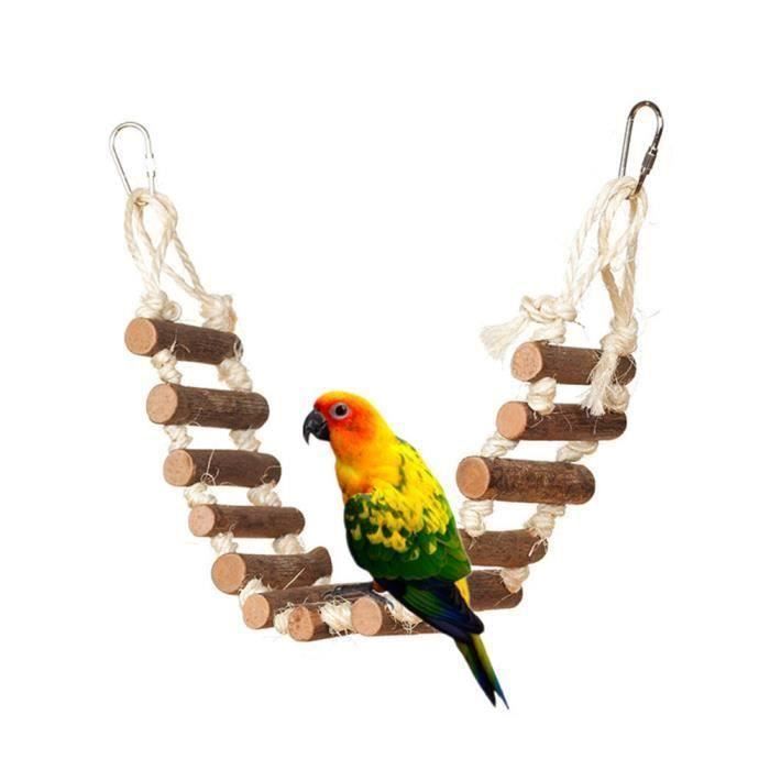 Petit perroquet rat jouet pont échelle hamster oiseau cage accessoires WGG70915793_1234
