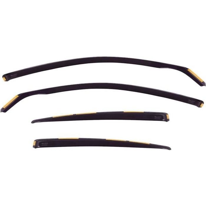 - Deflecteurs d'air Déflecteurs de vent Compatible avec RENAULT LAGUNA III 5 Portes 2007-2014 4pcs