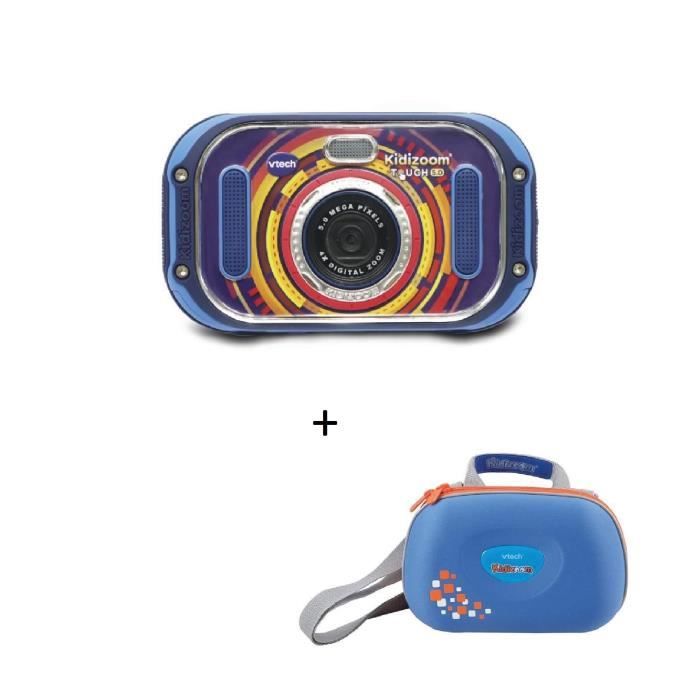VTECH - Kidizoom Touch 5.0 bleu + Sacoche Kidizoom bleue
