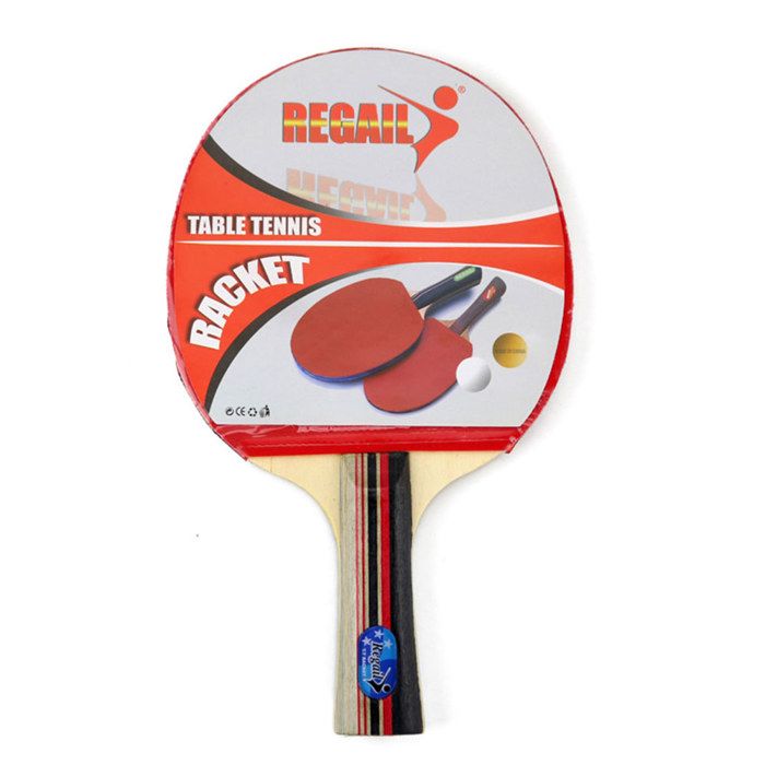 CONFO® Raquette d'entraînement de raquette de tennis de table raquette de jeu pack unique