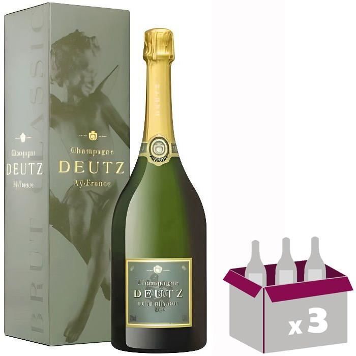 Lot de 3 Magnum Deutz brut Classic - Brut