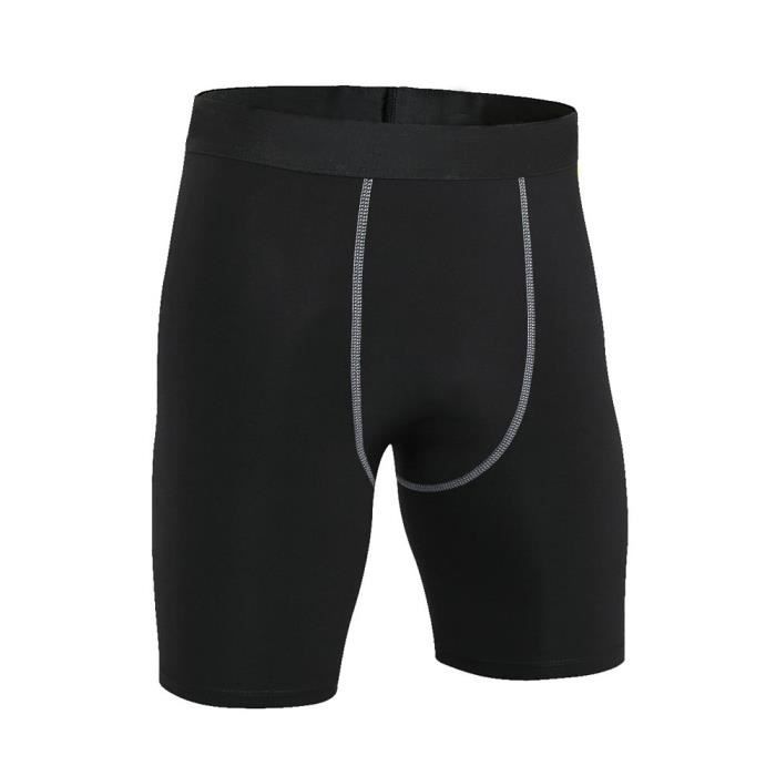 Short de Compression Homme Collant Pantalon Court de Sport Fitness Séchage Rapide