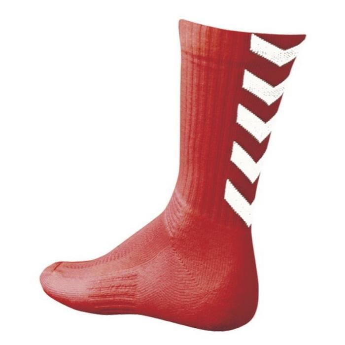 HUMMEL Chaussettes de Handball Authentic Indoor - Homme - Rouge et Blanc