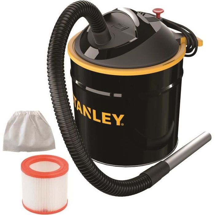 STANLEY ASPIRATEUR VIDE CENDRES 900 W - Cuve METAL : 20 l