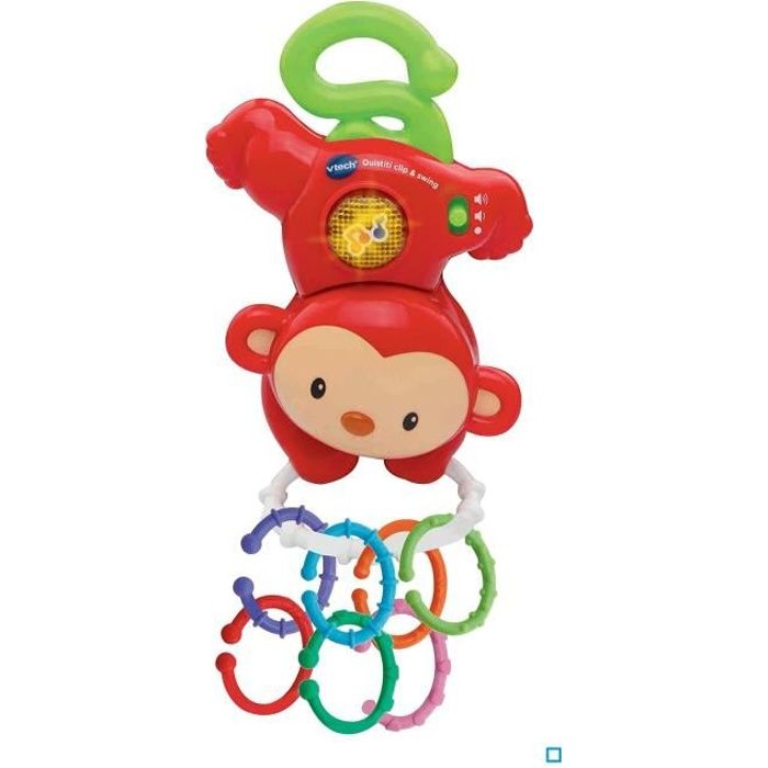 VTECH BABY - Ouistiti Clip & Swing - Jouet Bébé