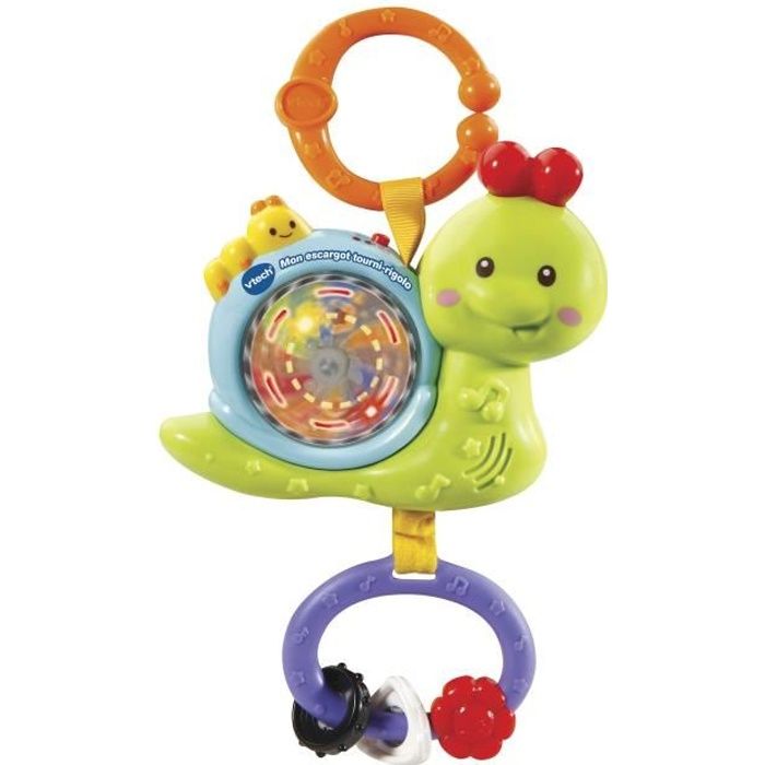 VTECH BABY - Mon Escargot Tourni-Rigolo - Jouet pour Poussette
