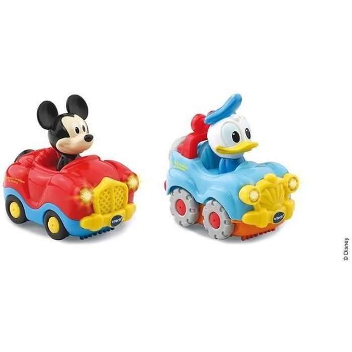 VTECH - Tut Tut Bolides Mickey - Coffret Duo - Cabriolet de Mickey