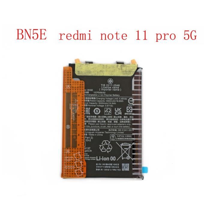 Batterie Xiaomi Redmi Note 11 Pro 5G
