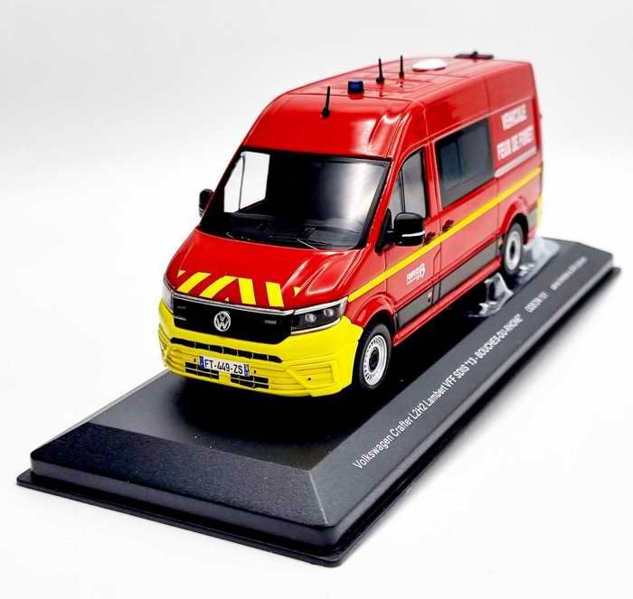 ODEON 1/43 Volkswagen Crafter L2H2 Gendarmerie GNI Cynophile - Blanc