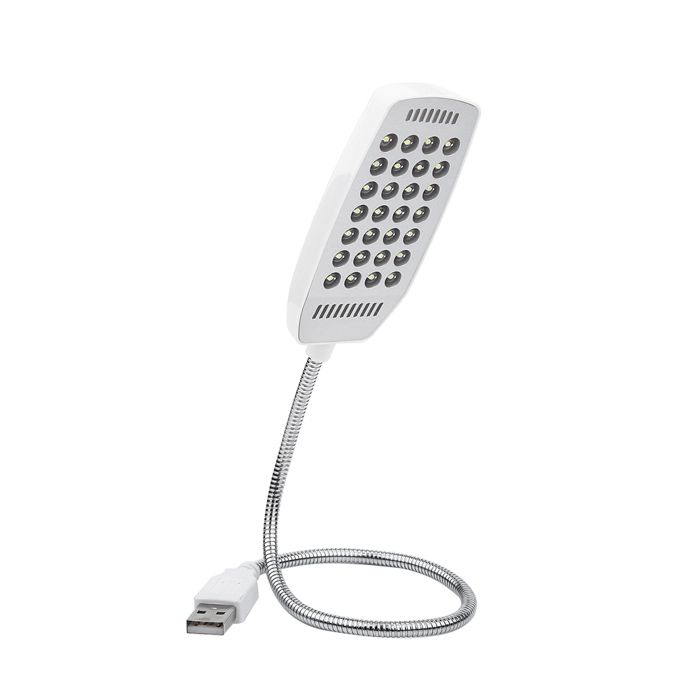 Lampe de lecture portable à col de cygne flexible 5 V Mini USB 28 LED Lampe dordinateur avec interrupteur Blanc Lampe de lecture portable à col de cygne flexible 5 V Mini USB 28 LED Lampe dordinateur avec interrupteur Blanc