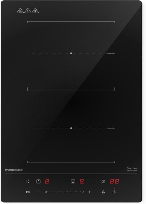 Plaque Electrique 30 Cm 3 KW 2 Zones De Cuisson 9 Niveaux De Puissance