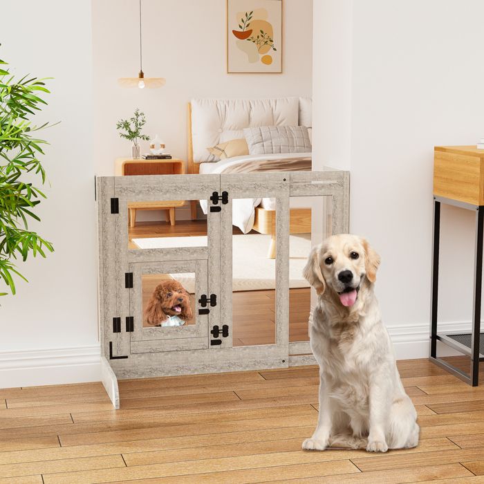 Meilleurs prix pour BARRIÈRE de SÉCURITÉ pour CHIEN - 100X60X80CM - SANS PERÇAGE