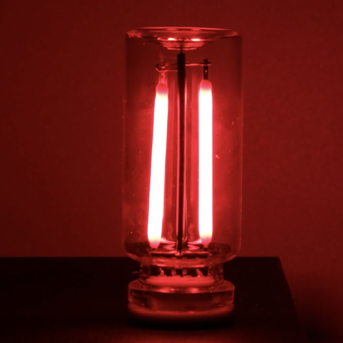Veilleuse USB - Toucher la lumière Rouge - Lampe portable minimaliste - Veilleuse de chambre à coucher