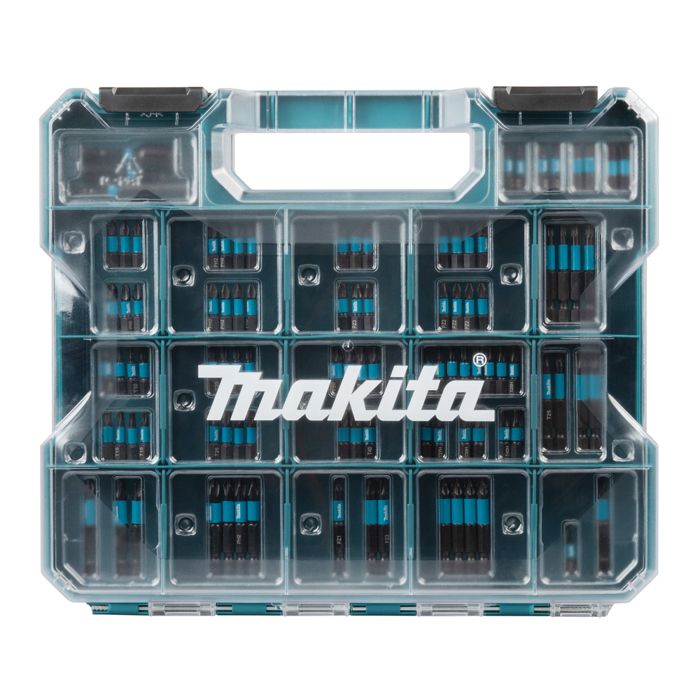 Coffret dembouts 100 pcs + compartiments de rangement MAKITA E 24826