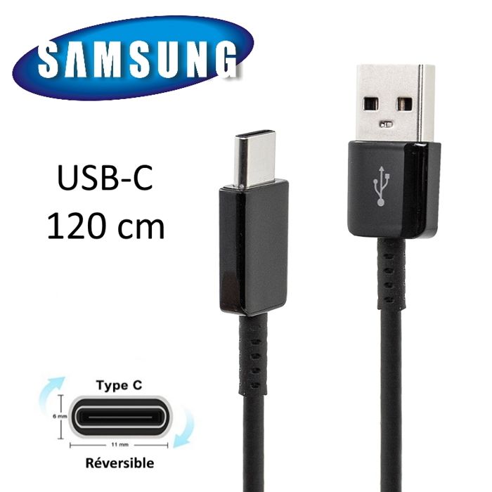 Câble pour Samsung Galaxy S25 Plus Ultra S24 Ultra Plus FE S23 Ultra FE Plus S22 Plus Ultra S21 F .. Synchro et Charge Android