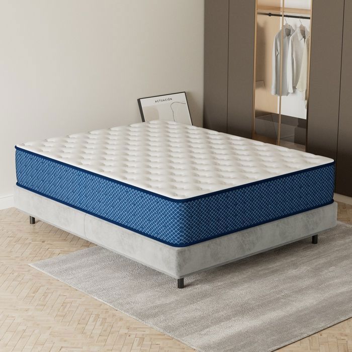 Matelas 140x190 cmepaisseur 26 cm Ferme 7 zones de confort en mousse mémoire adaptativerRéversible Soutien ParfaitDEWINNER