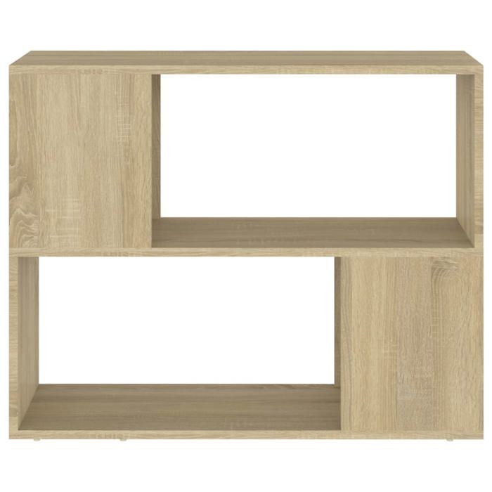 Remise 2026®Armoire Hifi Brun - ARMOIRE TV - Chêne sonoma - 80x24x63cm - Bois dingénierie 138 6468235